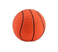 Abaodam Squeaky Basketball Shape Dog Chew Small Durable Latex Interactive Molar for Pets Bite Resistant Plaything to Reduce Destructive Behavior and Provide Hours of Fun