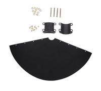 Abaodam Squirrel Baffle for Bird Feeder Pole Mount Black Outdoor Guard Prevents Squirrel Intrusion Fit Compatible with Various Birdhouses