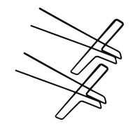 Abaodam Staff Clip Metal Music Clip for Reading for Music Sheet Book for Piano