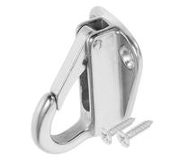 Abaodam Stainless Steel Boat Bumper Hook for Hoods and Light Attachments | Marine Use for Low-load Setups and Harbour Structures, Silver Finish, Easy Handling, Flexible Attachment