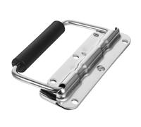 Abaodam Stainless Steel Folding Tool Box Handle Spring Loaded Hardware Pull | Ergonomic Heavy Duty Design for Workshops, Toolbox Retrofits, Cases, Drawers, Cabinets, Field Technicians and DIY Enthusiasts