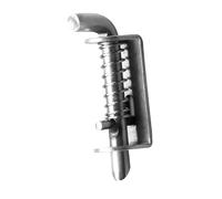 Abaodam Stainless Steel Gate Latch with Thickened Spring Bolt Low-profile Door Lock for Pet Cages Easy Screw Installation Security Hasp Lock for Indoor and Outdoor Use