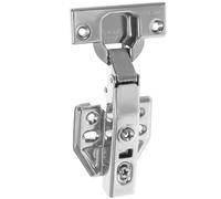 Abaodam Stainless Steel Hidden Cabinet Hinges with Built-in Hydraulic Module and Transmission Arm, Anti-Rust Inset Cabinet Door Hinges for Kitchen and Balcony Furniture, One Time