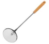 Abaodam Stainless Steel Kitchen Frying Spoon with Lightweight Design and Rust-Resistant Material, Portable Kitchen Tool for Holidays and Everyday Cooking Tasks Assorted Style