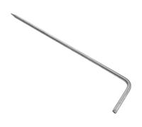 Abaodam Stainless Steel Lightning Rod Earthing Stake, Silver, Weather Resistant, Rapid Conductivity, for Building Protection, Antenna and Electric Fence Systems