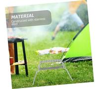 Abaodam Stainless Steel Metal Grill Mesh Rack Portable Outdoor Cooking Rack Cooling Roasting Baking Grid for Picnic Camping Bbq with Large Surface for Multi-use