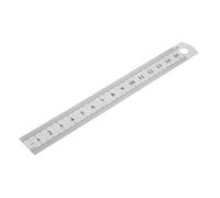 Abaodam Stainless Steel Metric Metal Ruler for Guitar Setup and String Action Gauge Portable Multifunctional Straight Edge Tool for Electric Bass and Guitar Measurement