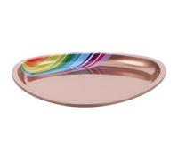 Abaodam Stainless Steel Nail Tool Tray Triangle Shape for Jewelry and Nail Accessories Storage, Multi-use Metal Organizer Sl esign, for Home and Salon Use