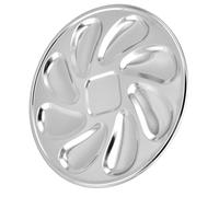 Abaodam Stainless Steel Oyster Platter with Slots, Freezer Safe and Rust-Resistant Seafood Serving Plate, Simple Stylish Design for Kitchen Or Hotel Use