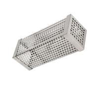 Abaodam Stainless Steel Pellet Smoker Tube for Bbq Outdoor Smoking Portable Box for Gas and Charcoal Grills Enhances Meat Flavor with Real Wood Smoke