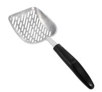 Abaodam Stainless Steel Pet Litter Scoop Durable Cat Litter for Cleaning Wide Mouth Design Tool for All Types of Cat Litter White