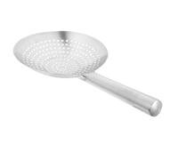 Abaodam Stainless Steel Skimmer Thickened Mesh Spoon Strainer Well Polished High Temperature Tolerance Safe Cooking Utensil for Frying French Fries and Poached Eggs
