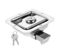 Abaodam Stainless Steel Toolbox Lock Mirror-Finished and Extra-Thick Bolt and Wear-Resistant with Large Inclined Lock-Tongue Rv Door Accessory for Engineering Vehicle and Motor Home