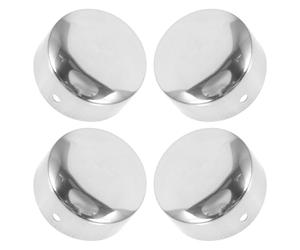 Abaodam Staircase Handrail End Caps 4Pcs Round Indoor Handrail Covers PVC Material 38Mm Diameter Safety End Covers for Family Stair Railings