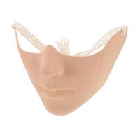 Abaodam Steampunk Half Face Mask for Men Mechanical Style Plastic Cosplay Accessory Comfortable Wear Easy to Match for Halloween Costume Parties