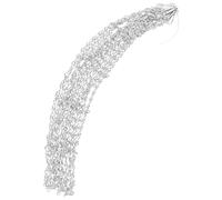 Abaodam Steel Chain Basketball Net Sturdy Replacement Net for Indoor or Outdoor Use, Rust-proof Iron Chain Material for Standard Basketball Hoops and Outdoor Courts