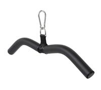 Abaodam Steel Fitness Pull Down Bar for Muscle Strength Training Indoor Gym Grip Pulley Attachment Ergonomic Bow-shaped Handle for Biceps Triceps and Arm Workouts Easy to Install and
