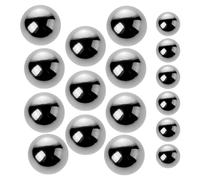 Abaodam Steel Mixing Silver Colour 20pcs for Nail Polish and Paint Stirring for Mixing Paints and Oil Painting at Home