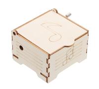 Abaodam Stem DIY Wood Music Box Kit for Educational Science Experiment Creative Craft for Preschool Primary Students Enhancing Mechanical Skills and Stem Interest