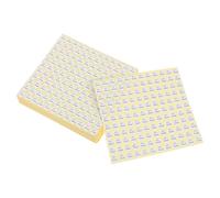 Abaodam Stickers Easy Use and Strong Adhesion Round Qc Passed Self-Adhesive White 150 Sheets Coated Paper Labels for Quality Control and Warehouse Management