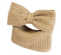 Abaodam Straw Bow Clutch Purse Lightweight Woven Handbag for Women Summer Party Holiday Beach Bag Rustic Style Crossbody Alternative