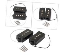 Abaodam String Bass Pickup Standard Bridge Neck Pickups Rich Harmonics Low Noise Replacement for Bass Guitar