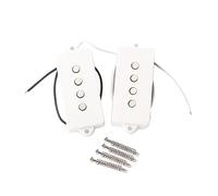 Abaodam String Electric Bass Open Style Pickups White Easy to Install Standard Replacement for Authentic Tone and Sound Suitable for Bass Guitar Players