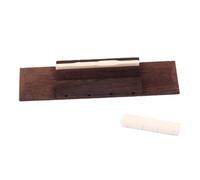 Abaodam String Ukulele Bridge with Bone Saddle Durable Construction Easy Installation Classic Design for Ukuleles Accessory for Guitarists and Musicians