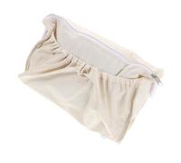 Abaodam Stroller Storage Bag Large Capacity Double Pocket Oxford Organizer in Light Gold with Front Mount, Compatible with Strollers for Travel and Everyday Gear