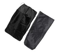 Abaodam Stroller Travel Bags with Double Shoulder Strap 2pcs in Black Cloth and Lockable Drawstring Closure, Convenient for Storage and Prevent Scratch, for Travel and Checked at The