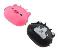 Abaodam Sturdy and Stylish Wallets Halloween, New Year and Thanksgiving Silicone Coin Purses 2pcs with Lovely Cartoon Animal Shapes, Smooth Surface Gift for Christmas