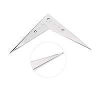 Abaodam Style Guitar Bridge Tailpiece String V Guitar Metal Construction Compatible V-style Parts Accessories for Electric Modifications
