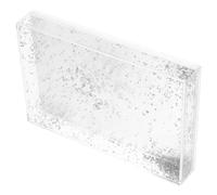 Abaodam Sublimation Blank Photo Frame Snow Globe Simulation 4X6 Inch Plastic Aluminum Sheet DIY Printing Craft for Home Decoration