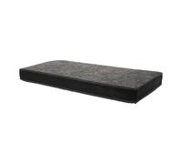 Abaodam Subwoofer Isolation Pad Acoustic Noise Isolation Platform Speaker Contemporary Black Polyester Anti Vibration Reducing Floor Resonance for Home Audio System 15.75"x7.87"x2.05"
