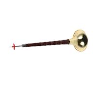 Abaodam Suona Plastic Crafts Music Instrument Abs Material Anti-crack Design, Golden Colour, Lightweight Suona Horn for Beginners and Professionals, for Music Practice and Collection