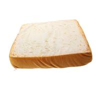 Abaodam Supple Bread Slice Mat Soft Plush Toast Cushion for Cats and Dogs Portable Warm Bedding Pad for Office Chair Lightweight Removable Washable Design