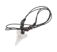 Abaodam Surfer Necklace Adjustable Handmade Wooden Beads Bohemian Style Summer Beach Jewellery for Men Women Teens