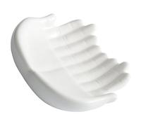 Abaodam Sushi Serving Plate White Ceramic Ceramic Hand Shaped with Dull Polish Design Multi-Purpose Dessert and Cold Dish Tray for Business Occasions and Catering