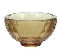 Abaodam Synthetic Crystal Mixing Bowl Skincare Mask Bowl Storage Container Smooth Surface Modern Simple Design Yellow Can Be Placed on The Table for Occasions