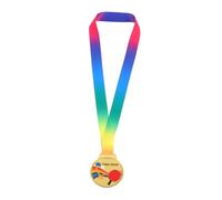 Abaodam Table Tennis Gold Medal with Lanyard Metal Sports Award for Pingpong Competitions Lightweight Portable Prize for School Events Community Tournaments and Professional Matches