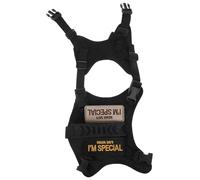 Abaodam Tactical Pet Sling Harness Vest for Cat Walking Adjustable Escape Design for Outdoor Hikes Daily Strolls