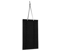 Abaodam Taekwondo Belt Display Rack for 12 Belts Felt Black Wall Mount