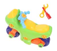 Abaodam Take Apart Motorcycle Colorful Plastic Building Blocks for Educational Vehicle Plaything for Motorbike Enthusiasts Safe Improves Hand Eye Coordination Random Color