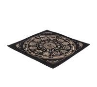Abaodam Tarot Desk Cloth Tarot Tablecloth Creative Suede Fabric Delicate Pattern Design Strong Will Not Fade Decorative Artistic Cloth for Psychotherapists Divination Games