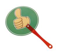 Abaodam Teacher Voting Paddle Sign Yes No Classroom Hand Signal Paddle for Students Early Education for Group Activities and Quick Responses