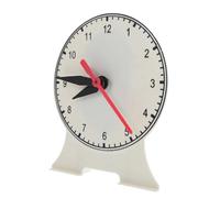 Abaodam Teaching Clock Model for Three-hand Learning Clock Educational Telling Tool for Early Learning and Classroom Use with Stable Desktop Stand