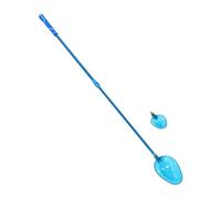 Abaodam Telescopic Fishing Pole with Bait Throwing Spoon Aluminum Alloy and Silicone Carp Fishing Tool Portable Mini Rod for Precise Outdoor Bait Placement