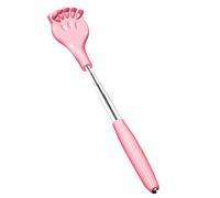Abaodam Telescopic Portable Back Scratcher Itching Relief Tool for Adults Pink Extendable Back Scratch Itch-Relief Device for Hard-to-Reach Areas