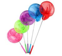 Abaodam Telescopic Stainless Steel Extendable Fishing Net, Insect Catching Bug Net Outdoor, Lightweight Sturdy Handle Suitable for Boys and Nature Exploration Random Random Color