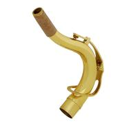 Abaodam Tenor Saxophone Bend Neck Replacement Tube Mouth Plated Neck for Enhanced Sound Quality and Intonation for Saxophonists